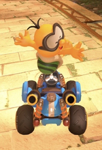Lakitu performing a trick.