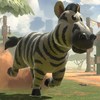 A zebra seen in Mario Kart World