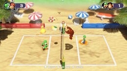 Beach Volley Folly in Mario Party Superstars