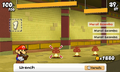 A battle against Mural Goombas
