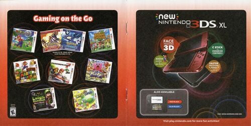 Spread of the ninth and tenth pages in the Play Nintendo Activity Book