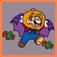 Mario with several Swoops, shown as an option in an opinion poll on Halloween costume types
