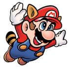 Artwork of Raccoon Mario in Super Mario Advance 4: Super Mario Bros. 3