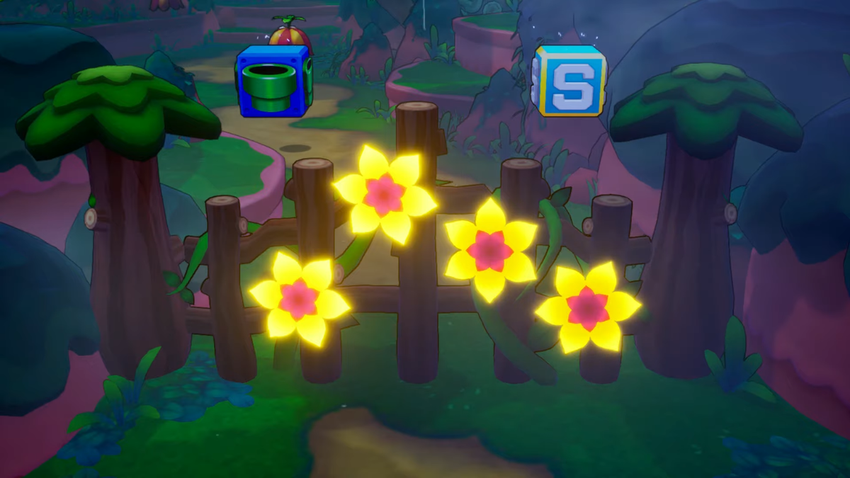 File:Raynforst Flower Gate.png - Super Mario Wiki, the Mario encyclopedia