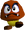Model of a Goomba from Super Mario 64