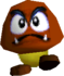 Model of a Goomba from Super Mario 64