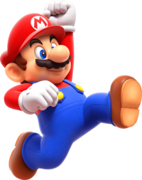 Mario jumping