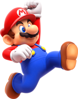 Mario jumping