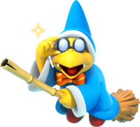 Artwork of Kamek in Super Mario Party