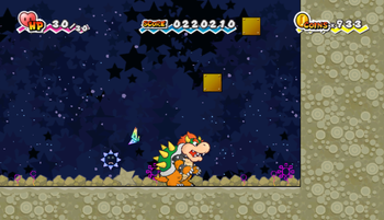 Location of where the eighth, ninth and tenth hidden blocks are in Super Paper Mario.
