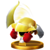 Sir Kibble's trophy render from Super Smash Bros. for Wii U