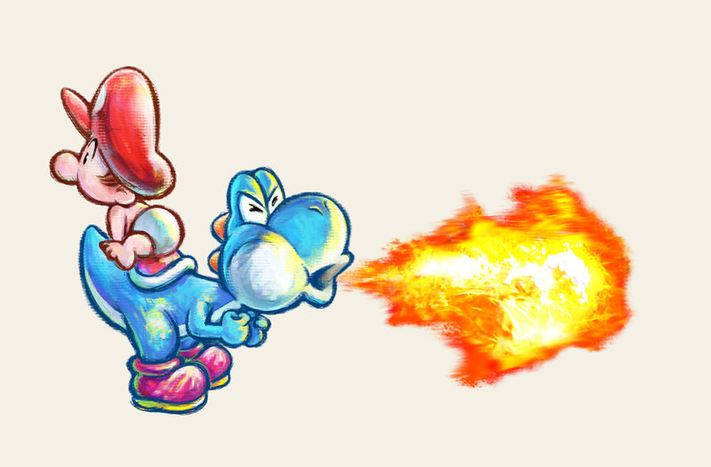 File:Blue Yoshi Artwork - Yoshi's New Island.jpg - Super Mario Wiki ...