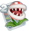 Piranha Plant Clinic Event 2 Medal (Sparkly) from Dr. Mario World