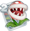 Piranha Plant Clinic Event 2 Medal (Sparkly) from Dr. Mario World