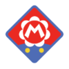 Baby Mario's emblem from baseball from Mario Sports Superstars