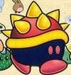 Artwork of Togezo from the Kirby's Dream Land 3 manual's back page