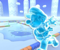 The course icon with Ice Mario