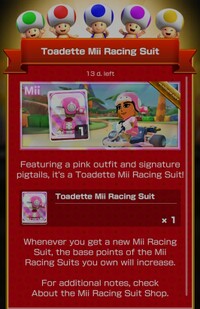MKT Tour101 Mii Racing Suit Shop Toadette.jpg