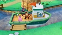 The boat to Mt. Minigames in Mario Party Superstars