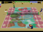 MT64 Birdo and Yoshi court.png