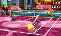 A Luma Playing Tennis