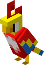 Minecraft Mario Mash-Up Red Parrot Render.png