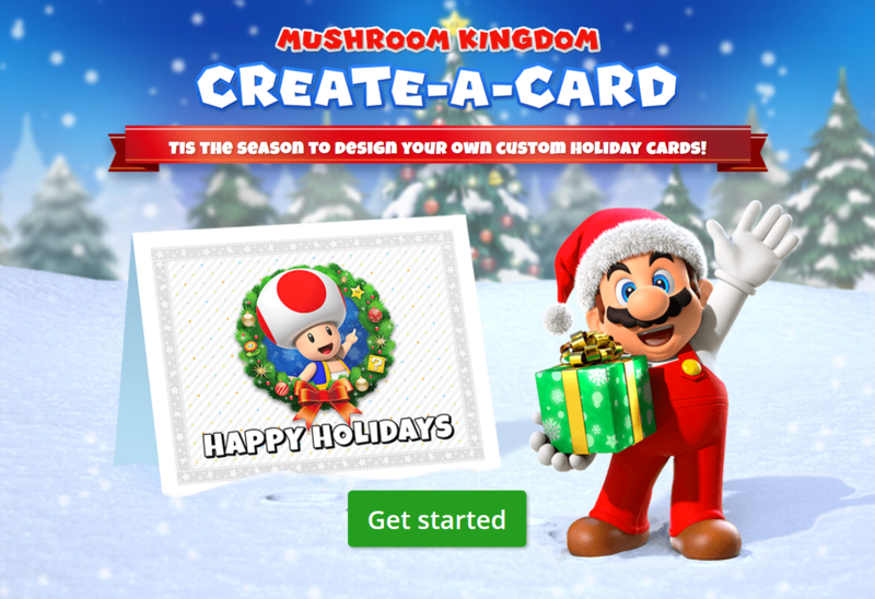 File:Mushroom Kingdom Create-A-Card holiday title screen.png