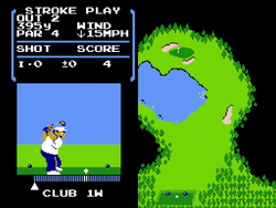The banner image for Golf on Nintendo Music.