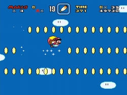 The banner image for Super Mario World on Nintendo Music.