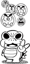 Side image of Roy and some bubbled Galoombas