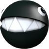 Rendered model of the Chomp enemy in Super Mario Galaxy.