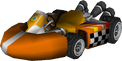 The model for Baby Daisy's Standard Kart S from Mario Kart Wii