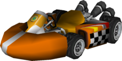 The model for Baby Daisy's Standard Kart S from Mario Kart Wii