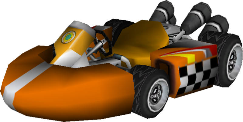 File:Standard Kart S (Baby Daisy) Model.png - Super Mario Wiki, the ...