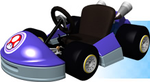 Toad's standard kart in Mario Kart Arcade GP 2