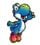 Artwork of Blue Yoshi from Yoshi Touch & Go