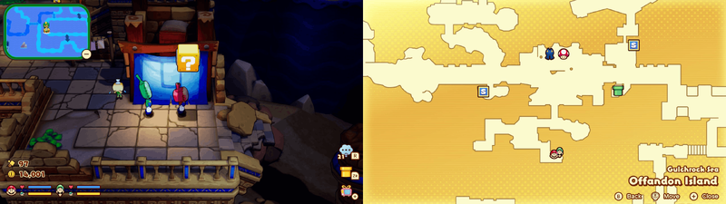 Block 19 in Offandon Island from Mario & Luigi: Brothership