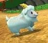 A goat in Mario Kart 7