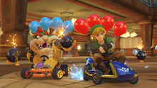 Screenshot of Mario Kart 8 Deluxe.