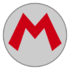 Mario emblem from Mario Kart 8