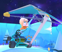 Thumbnail of the Metal Mario Cup challenge from the New Year's 2021 Tour; a Glider Challenge set on 3DS Rosalina's Ice World (reused as the Funky Kong Cup's bonus challenge in the 2021 Los Angeles Tour, the Toad Cup's bonus challenge in the 2022 Los Angeles Tour, and the Ice Mario Cup's bonus challenge in the Sundae Tour)
