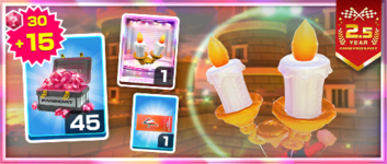 The Candlelight Flight Pack from the 2022 Yoshi Tour in Mario Kart Tour