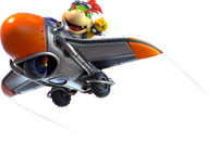 Artwork of Bowser Jr. in Mario Kart World