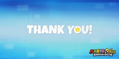 "Thank You!" message for players at the end of this season