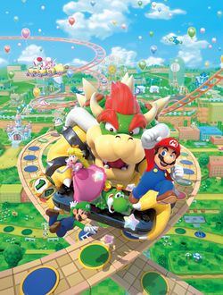 Artwork used on the cover for Mario Party 10.