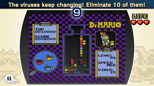 Screenshot of NES Remix 2 showing a sighting of Luigi