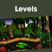 Cover image for the Levels playlist for Donkey Kong Country on Nintendo Music.