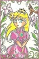 Princess Peach Super Mario 64 1, cover flap