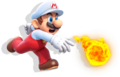 Fire Mario with dropshadow