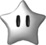 Render of a Silver Star in Super Mario Galaxy.